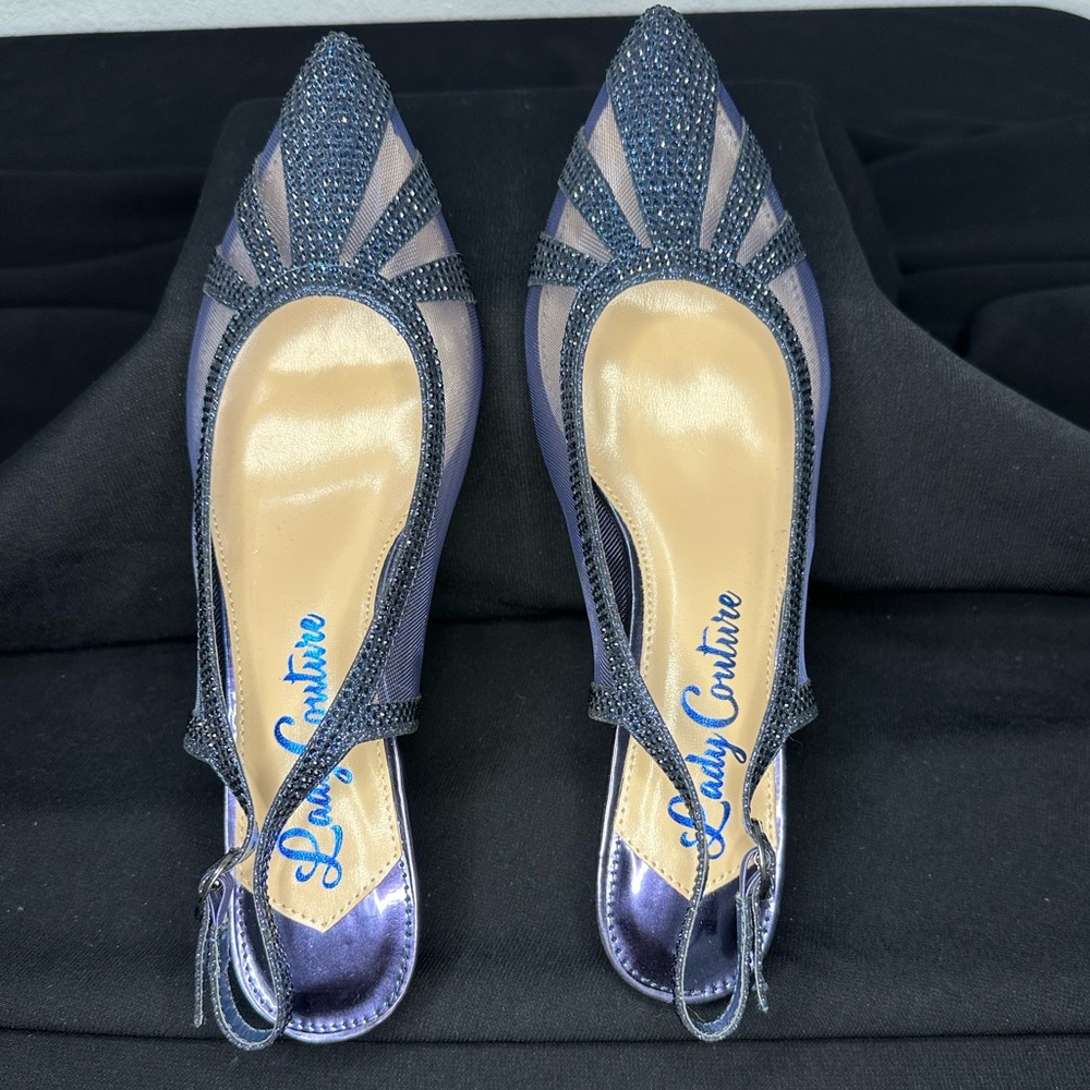 Lady‎ Couture rhinestone heels